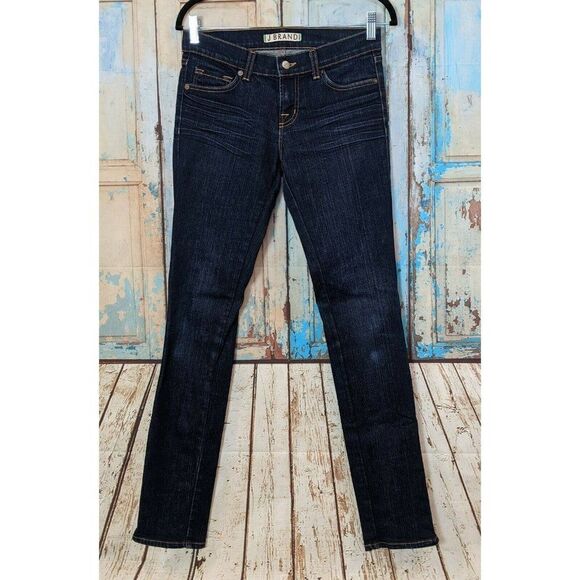 J Brand Womens Size 26 Blue Ankle Zip 9612 INK The Deal Pencil Leg Skinny Jeans - Picture 1 of 11